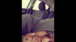 Head in the car before her mom come outside.