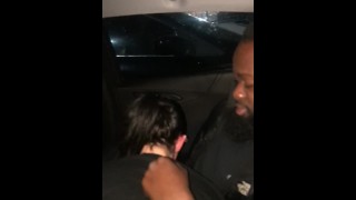 Watching my Lil stepsis suck BBC in moms car!!!!