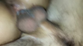 Up close shot if tight creamy wet cheating pussy