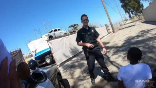 Sheena Ryder is a dirty cop that gets fucked by three BBC