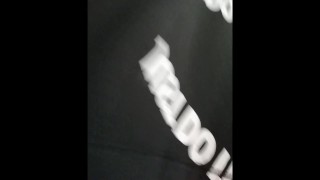 Candid platinum blonde teen with great ass in leggings