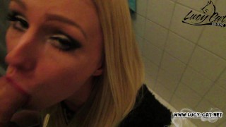 Stunning Amateur Blowjob at Ikea Store Public Cumshot Lucy Cat