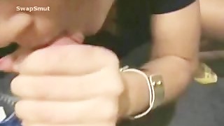 Quick Blowjob and Cum Swallow