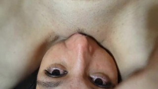 Cruel facesitting with piss swallowing