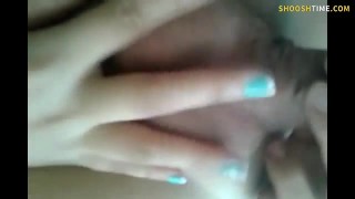 Teen too cute for porn massages his dick with her mouth. Facial and Swallow