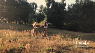 Public Sex in a Parc with my best friend! FFM Amateur Couple LeoLulu +Guest