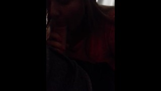 Amateur Teen sucks and swallows cum like a pro