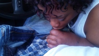 She helping me get it out….swallowed it