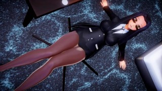 Anime girl (Ms. Smith from MM) big breast and butt expansion – By Imbapovi