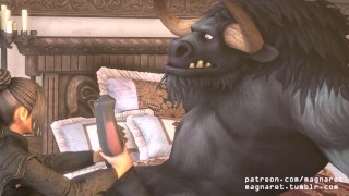 Lulu vs Tauren 2 SFM 3D Animation