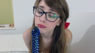 Hot Innocent Big Ass Teen Fuck With Her Glass Dildo (lolitasstar)