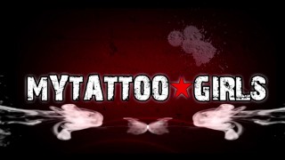 Getting my asshole tattooed while getting fucked by 2 guys