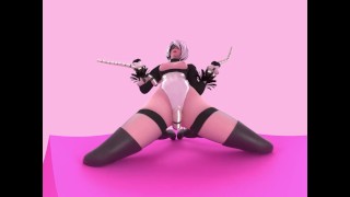 Nier Automata 2B Tentacles 4K VR [Animation by Likkezg]