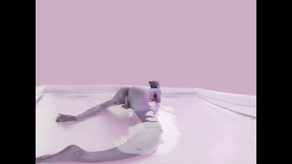 MASS EFFECT FUTA LIARA BATH TEASE 4K VR [ANIMATION BY LIKKEZG]