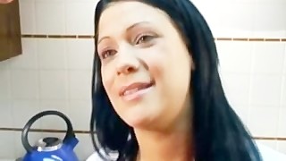 Sweet teen babysitter fucked