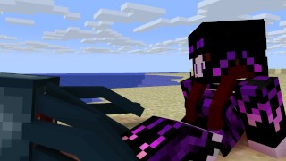 Minecraft Fun at the Beach [Endie X Squid]