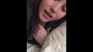 CFNM homemade cum on panties in front of her
