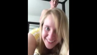 Chubby Girl Films Herself Getting It Doggy Style