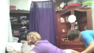 American Indian chick strapon fucks White chick