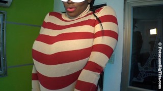 Massive black tits