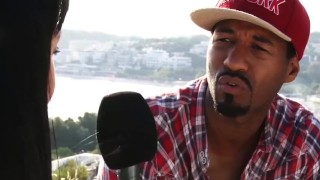 Sexy pretty journalist greek interview and hot fuck with rapper bbc