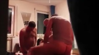 Sexwife gangbang/voyer