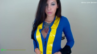 Fuck a Fallout Vault Girl to Save Your Life – Gamer Cosplay BlowJob POV Sex