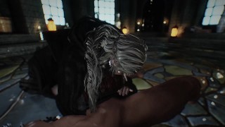 skyrim dark souls Fire Keeper and knight porn
