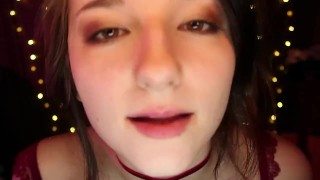 AftynRose ASMR Before bed kisses and licks