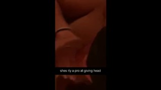 Fucking cheating blindfolded slut, while Snapchatting her boyfriend