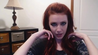petite redhead teen masturbates for you