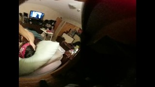 360 VR blowjob face fucking good dick sucking cum in mouth POV