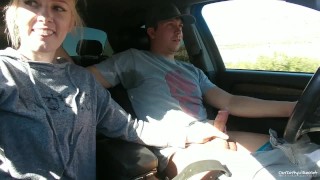 Draining His Balls On Public Road – OurDirtyLilSecret