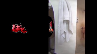 Stunning Latin Teen After Workout Fun
