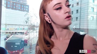 English Alt Porn Girl Azura Seduces Me Into Sex & Orgasms After Interview