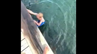 Lil nigga Gets drowned, demolished, soakung wet