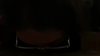 Chubby Wife sucks dick in a pizza box, then gets fucked in the ass