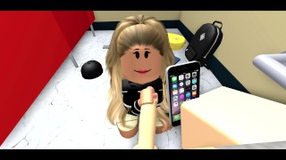 Bathroom Blowjob | ROBLOX PORN | SammieRR34