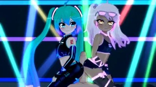 Miku and Kuro – Rave Team