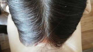 Blowjob, did not let her husband go to work until she took all the sperm