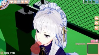 Koikatu Hentai Gameplay – High School DxD – Grayfia Lucifuge