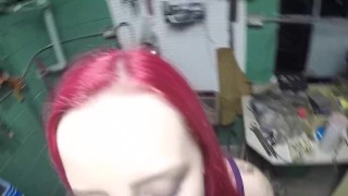 Breaking Into Her Dad’s Garage to Fuck – Part 1